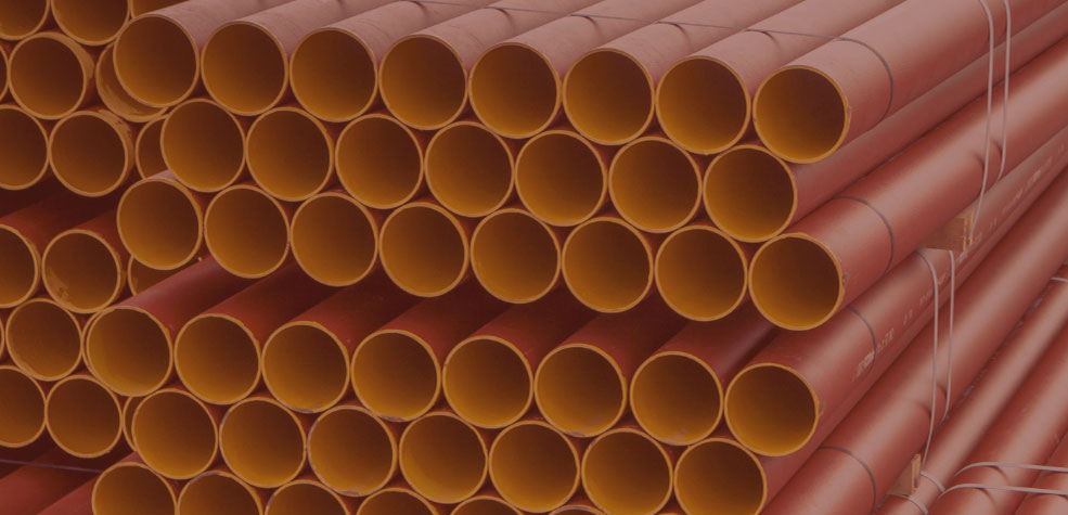 Cast iron drainage pipes